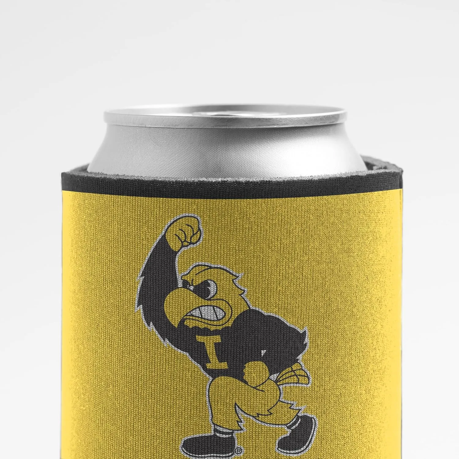 University of Iowa Can Coolers – 6-Pack Officially Licensed Hawkeyes Drink Sleeves – Fits 12oz Cans & Bottles – Foam Insulated for Tailgating, BBQs & Game Day – VictoryStore