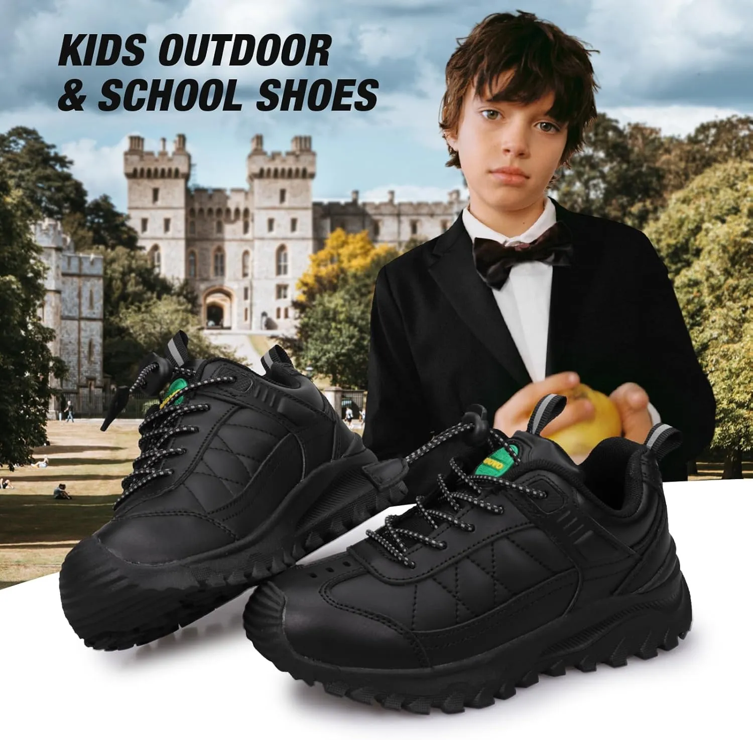 UOVO Boys School Uniform Dress Shoe(Little Kid/Big Kid)