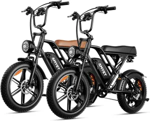 V9-G60 Peak 1500W Ebike, 48V 20Ah(960WH) Removable Battery, 72Miles &32MPH,20" Fat Tire Dirt Bike,7 Speed Gears,Dual Shock Absorber, Adults Electric Bike for Mountains, Snow, Sand, Road