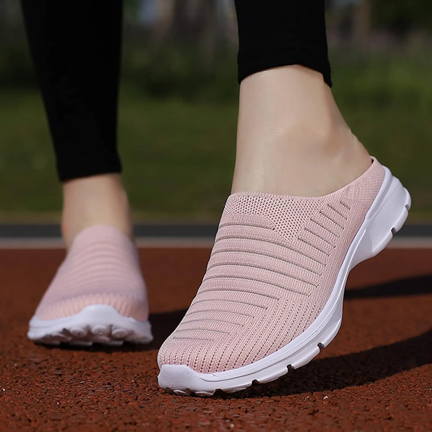 Women's Casual Slip on Half Shoes Breathable Walking Shoes Women Food Service Women Shoes Casual Women Shoes Sneakers Black Tennis Shoe Loafers Shoe