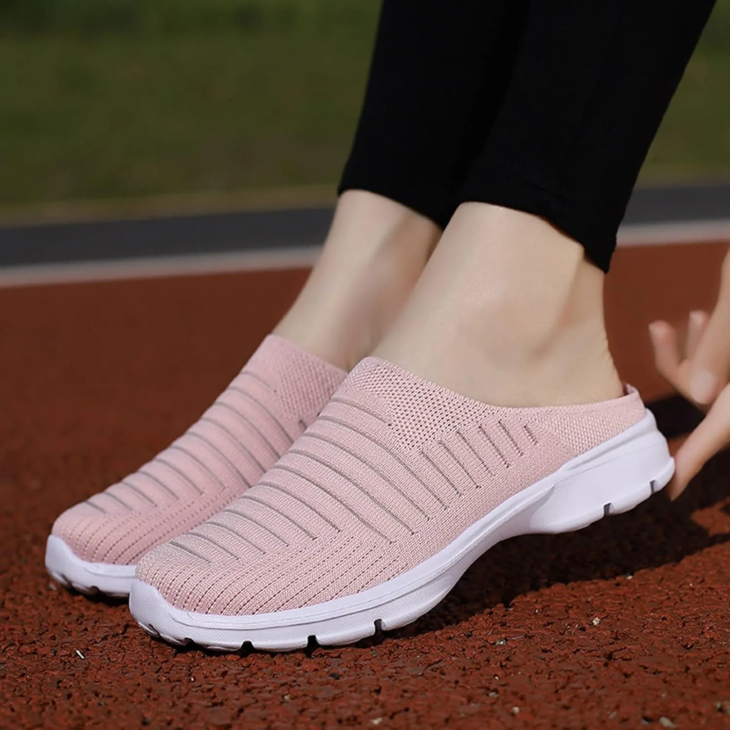 Women's Casual Slip on Half Shoes Breathable Walking Shoes Women Food Service Women Shoes Casual Women Shoes Sneakers Black Tennis Shoe Loafers Shoe