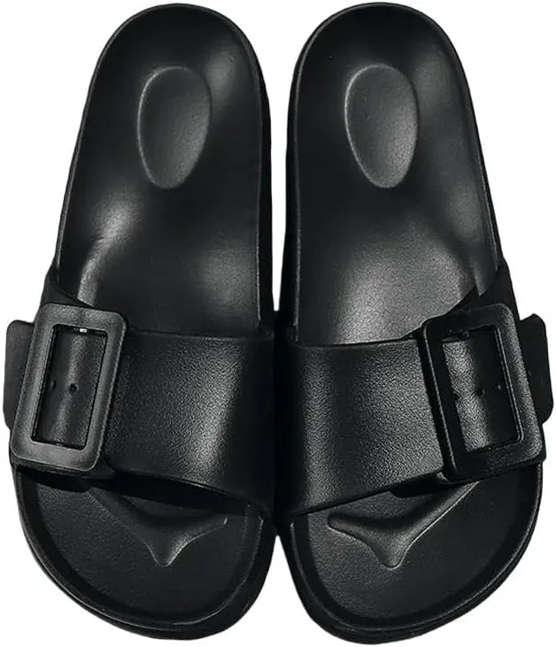 Women's Clogs Eva Flat Sandals Outdoor Non-Slip Beach Flip Flops Fashion Home Bath Slippers