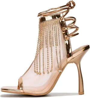 Women's Mesh Sandals Peep Toe High Heels Lace Up Summer Boots Buckle Strap Party Sexy Pump Shoes Open toe